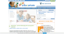 Desktop Screenshot of educarium.pl