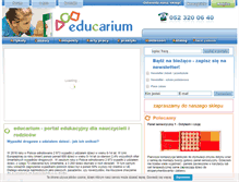 Tablet Screenshot of educarium.pl